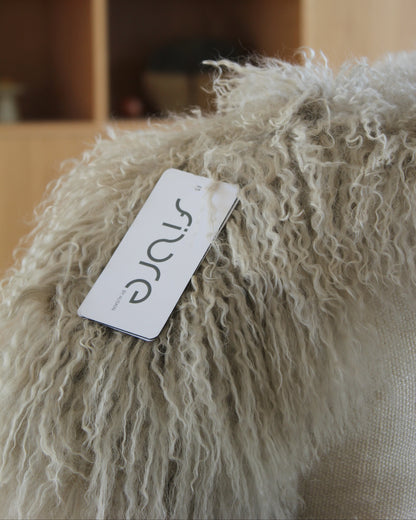 Auskin Tibetan Lambskin in Silver Grey