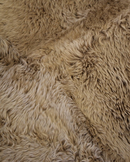 Sit on Wool Sheepskin Quad in Oyster