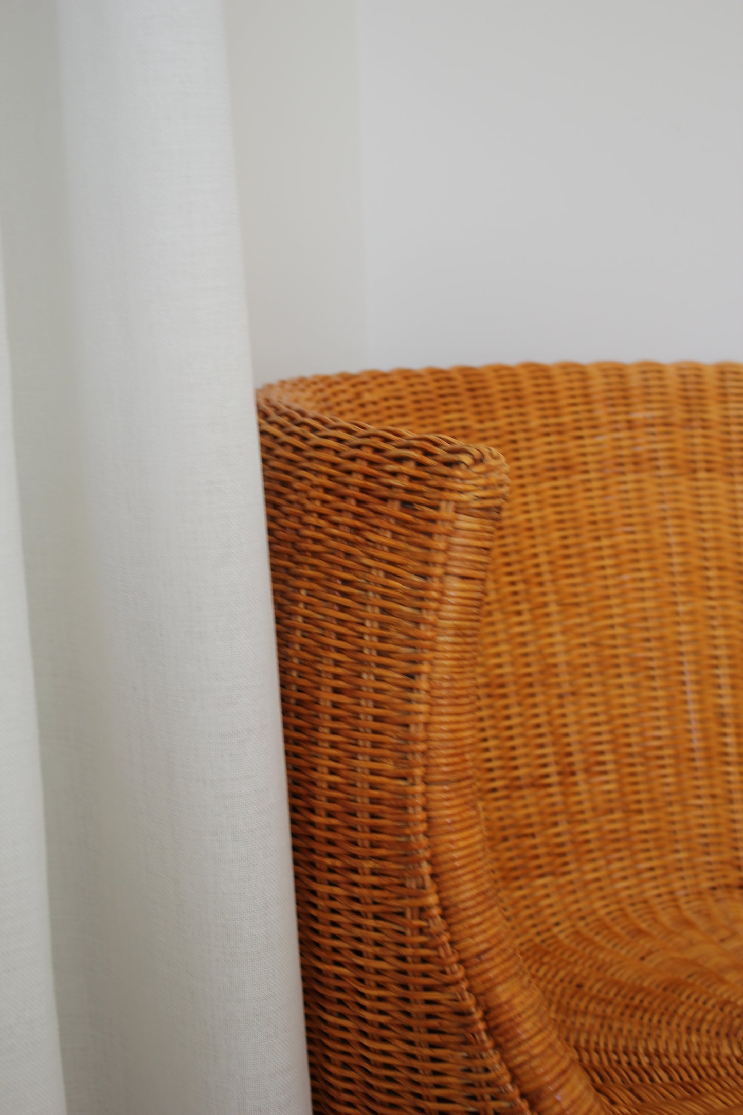 Rattan Pod Chairs / Pair