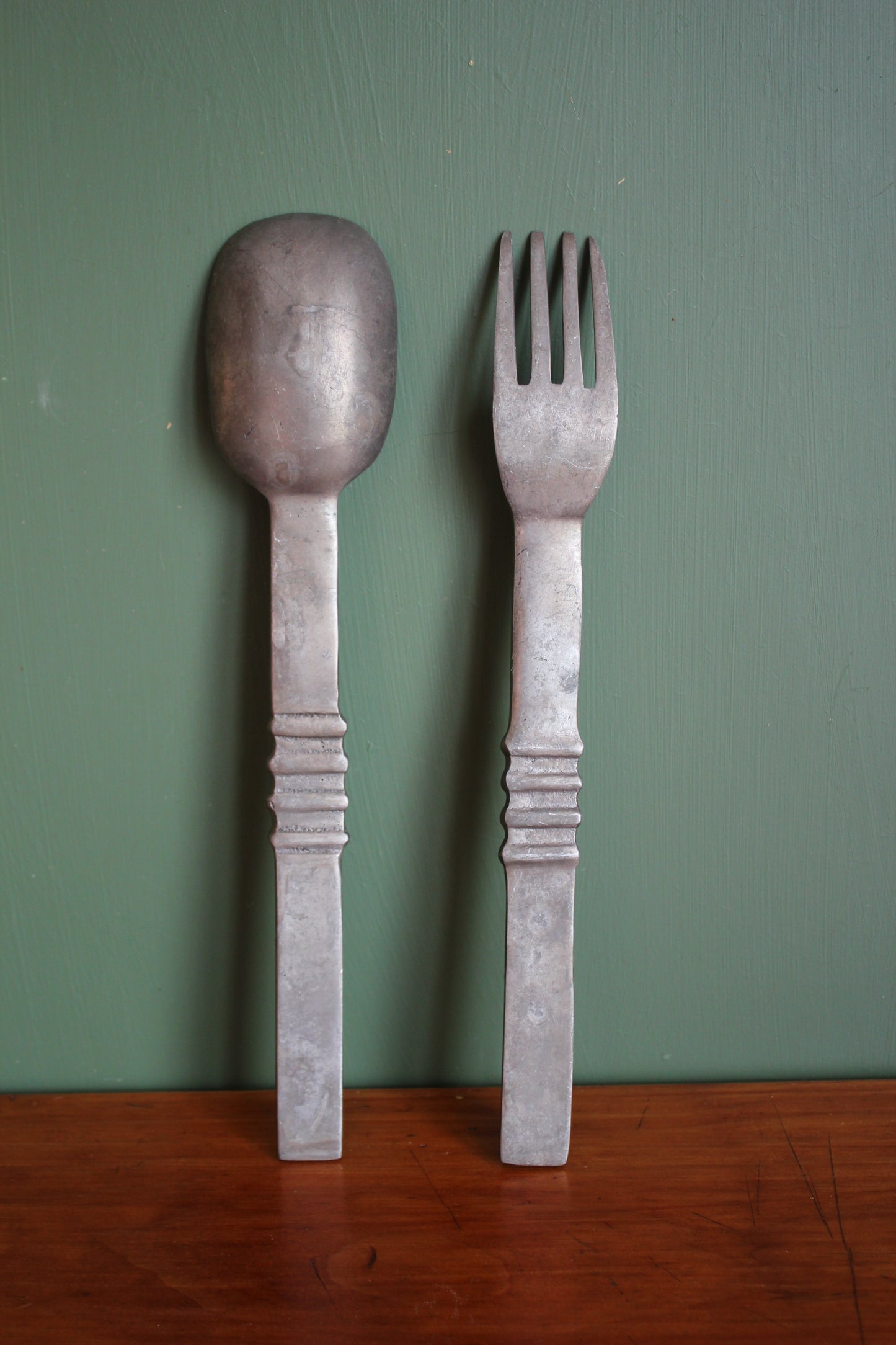 Brutalist Style Salad Servers