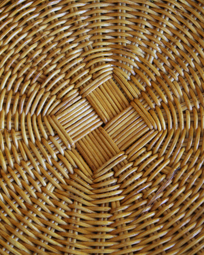 Rattan Pod Chairs / Pair