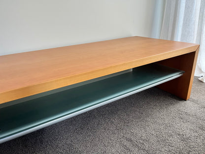 Poliform Low Table | Cherry Wood