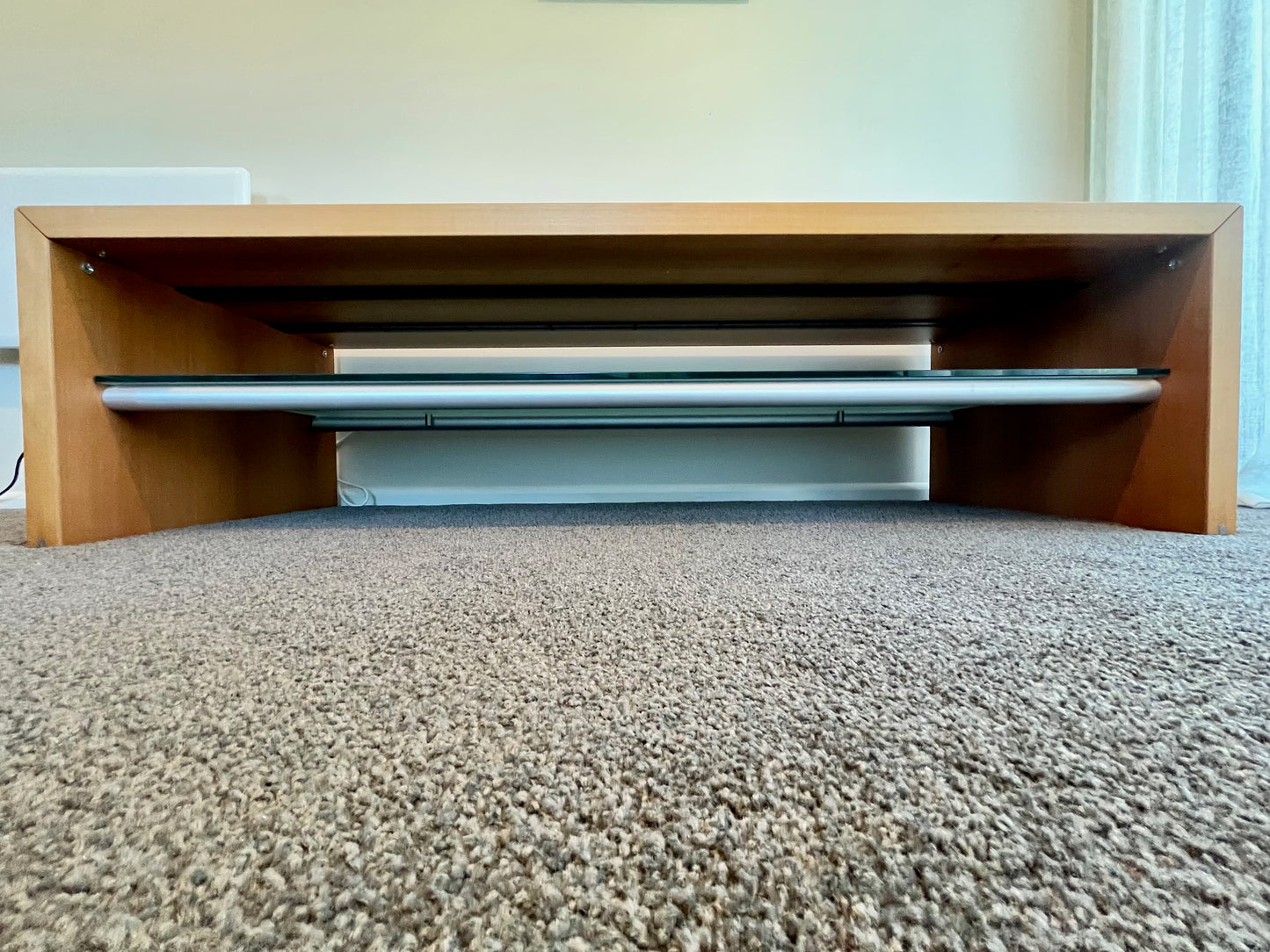 Poliform Low Table | Cherry Wood