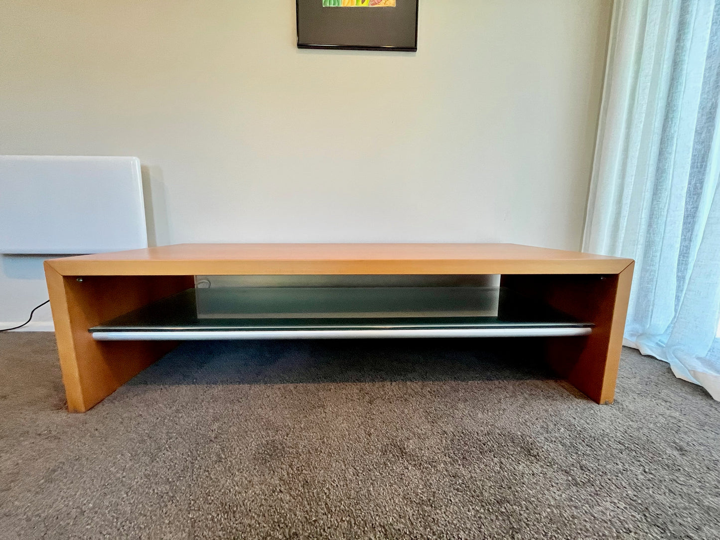 Poliform Low Table | Cherry Wood