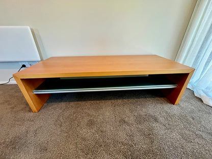 Poliform Low Table | Cherry Wood