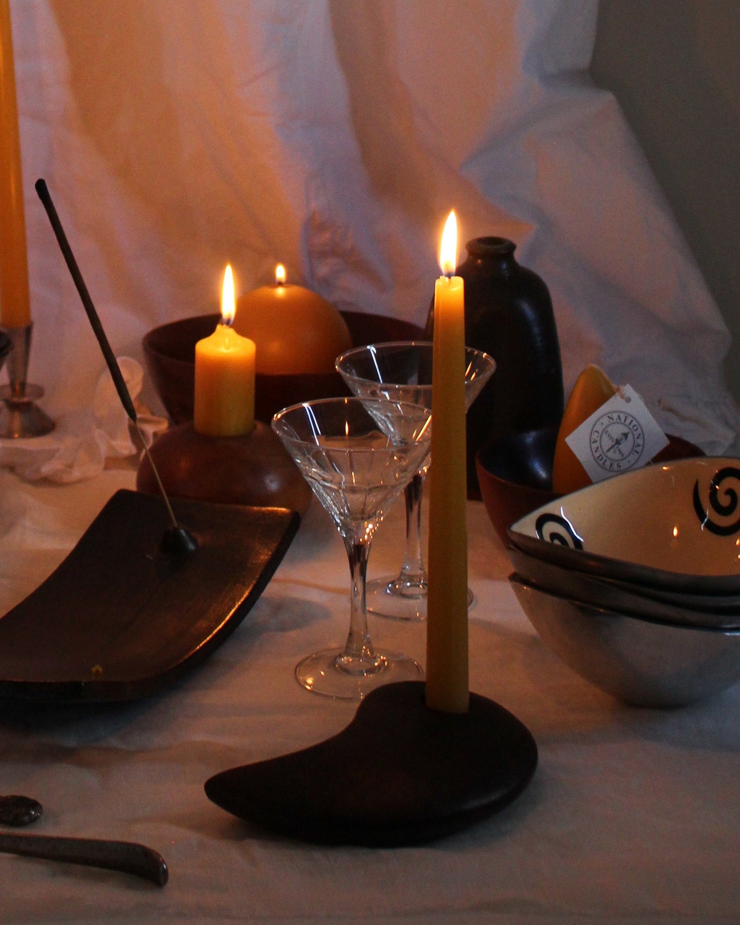 Yin or Yang Candle Holder