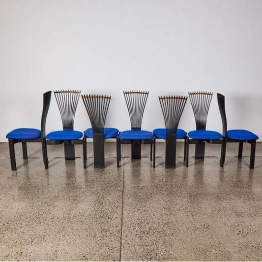 Set of 7 / Totem Chairs by Torstein Nilsen for Westnofa, 1980s