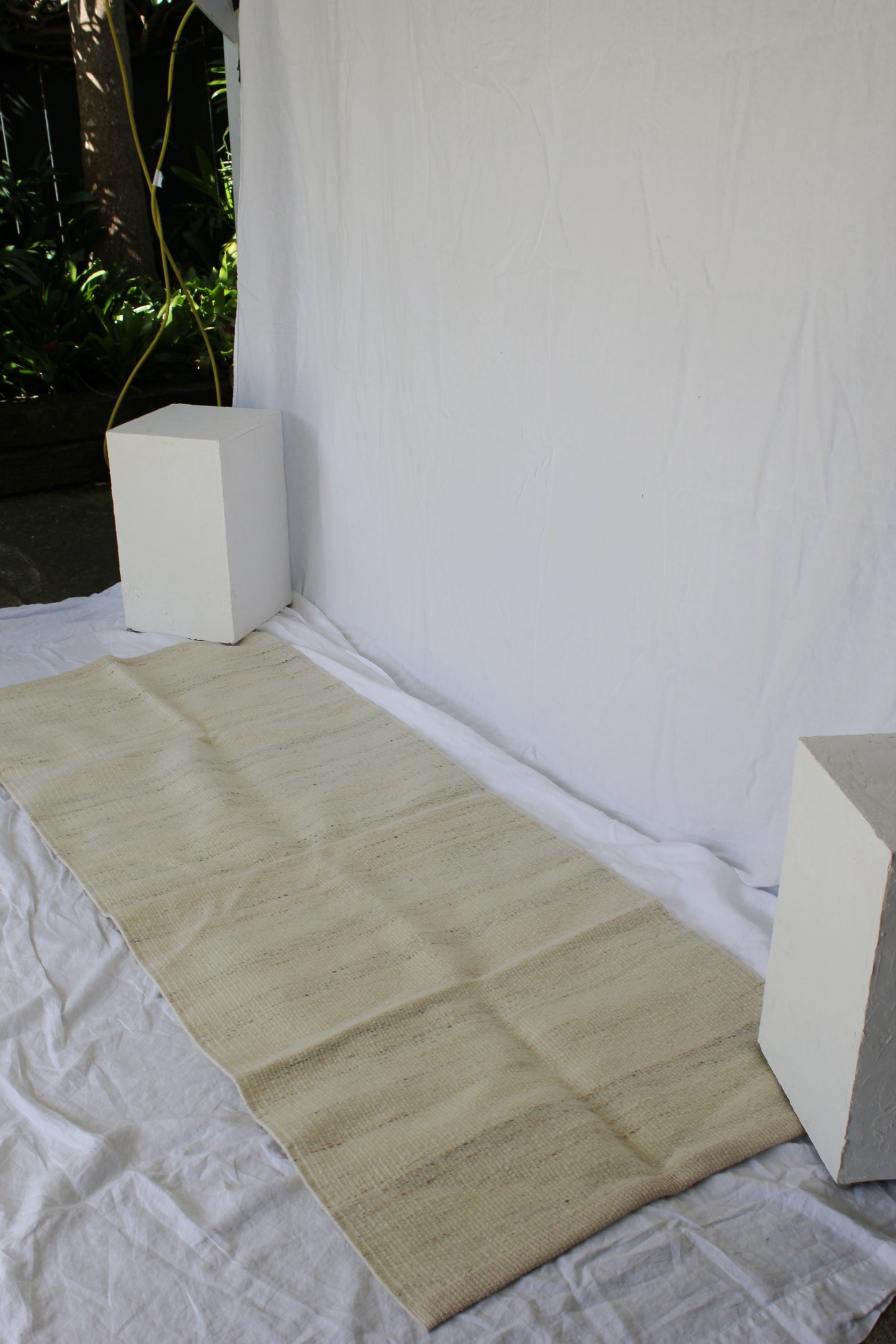 IKEA Tidtabell Flatwoven Runner – Beige (x2)