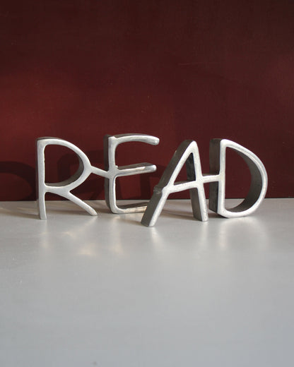READ Aluminium Bookends