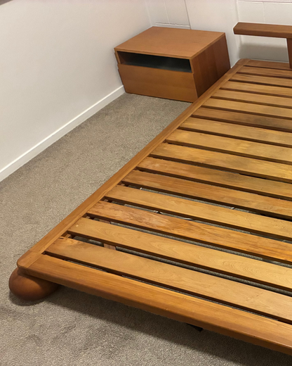 Design Mobel Rimu Queen Bed Base / Futon Low