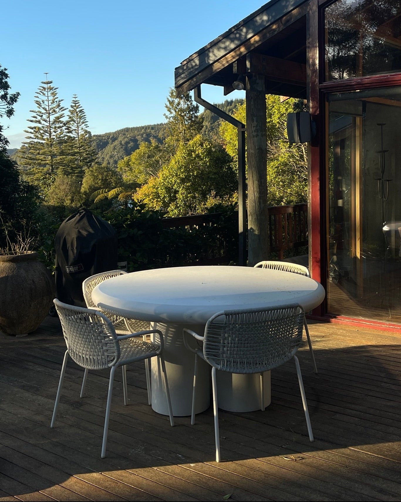 Anchorage Outdoor Dining Table & Botero Chairs | Coco Republic | Set of 4