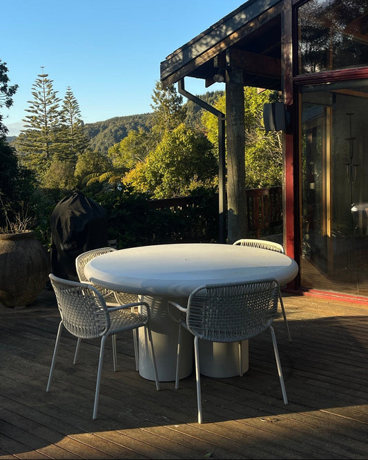 Anchorage Outdoor Dining Table & Botero Chairs | Coco Republic | Set of 4