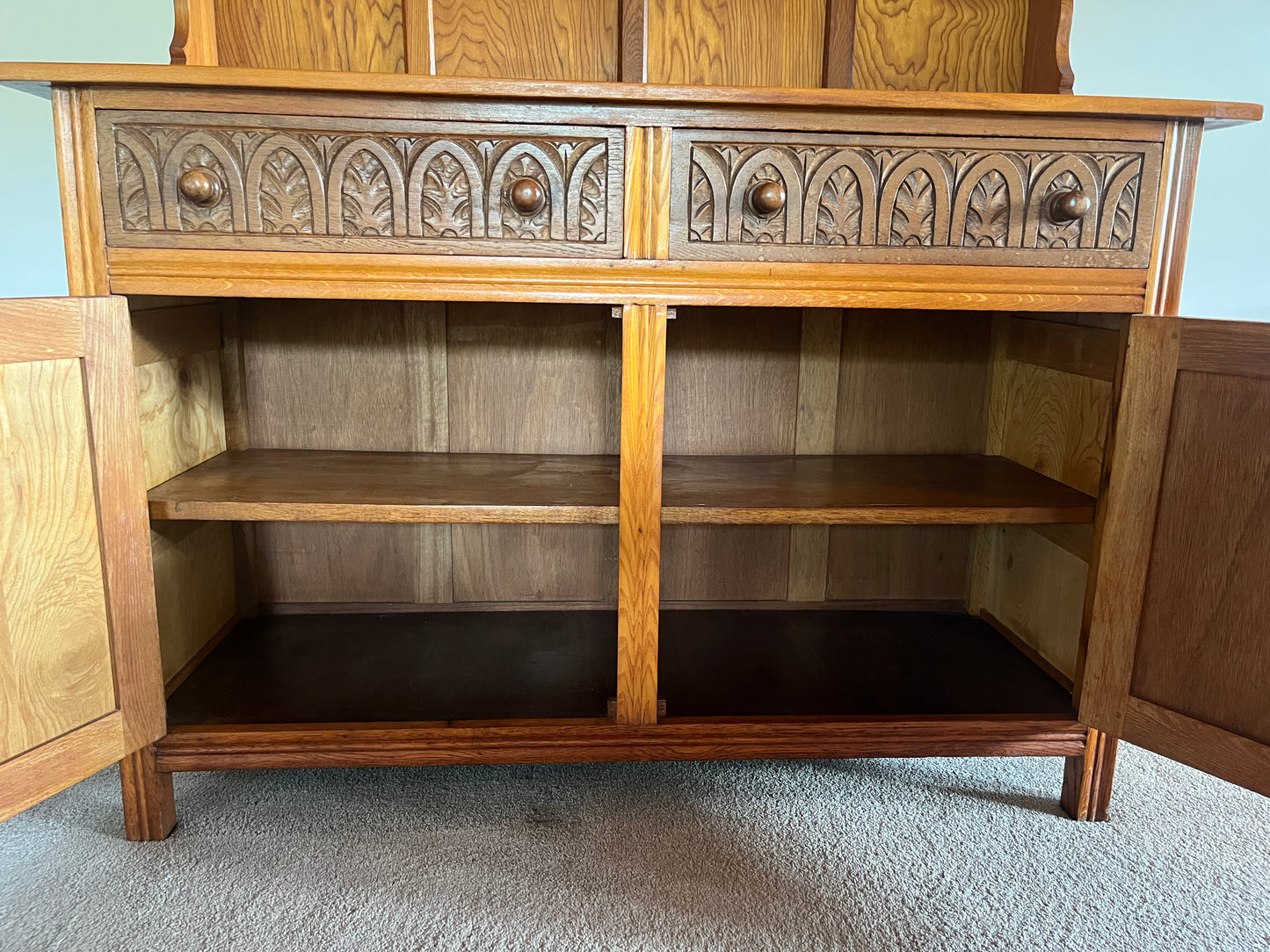 Vintage Welsh Oak Hutch