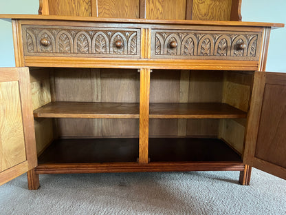 Vintage Welsh Oak Hutch