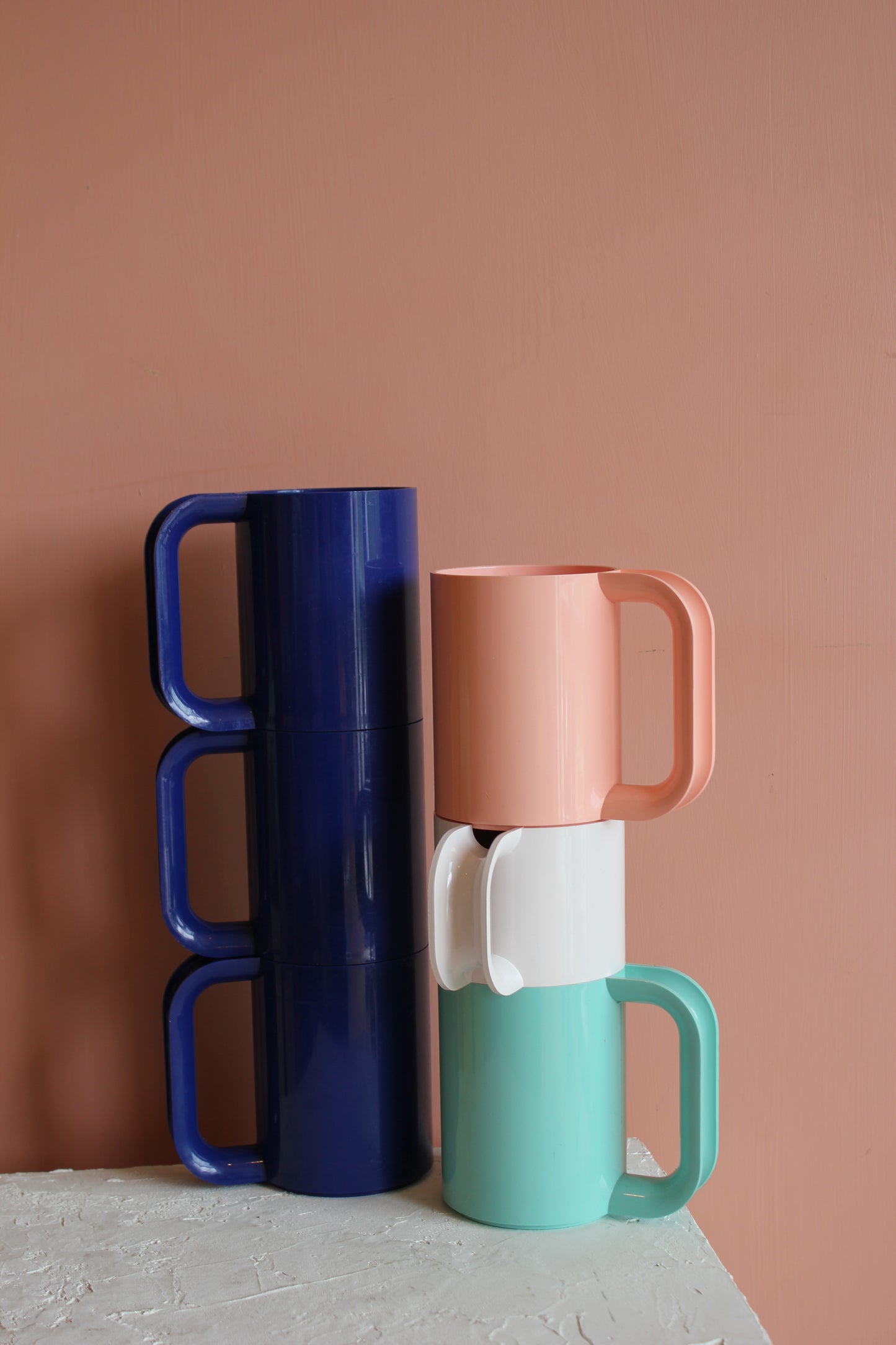 Vintage Hellers Mug Set + bonus bowl