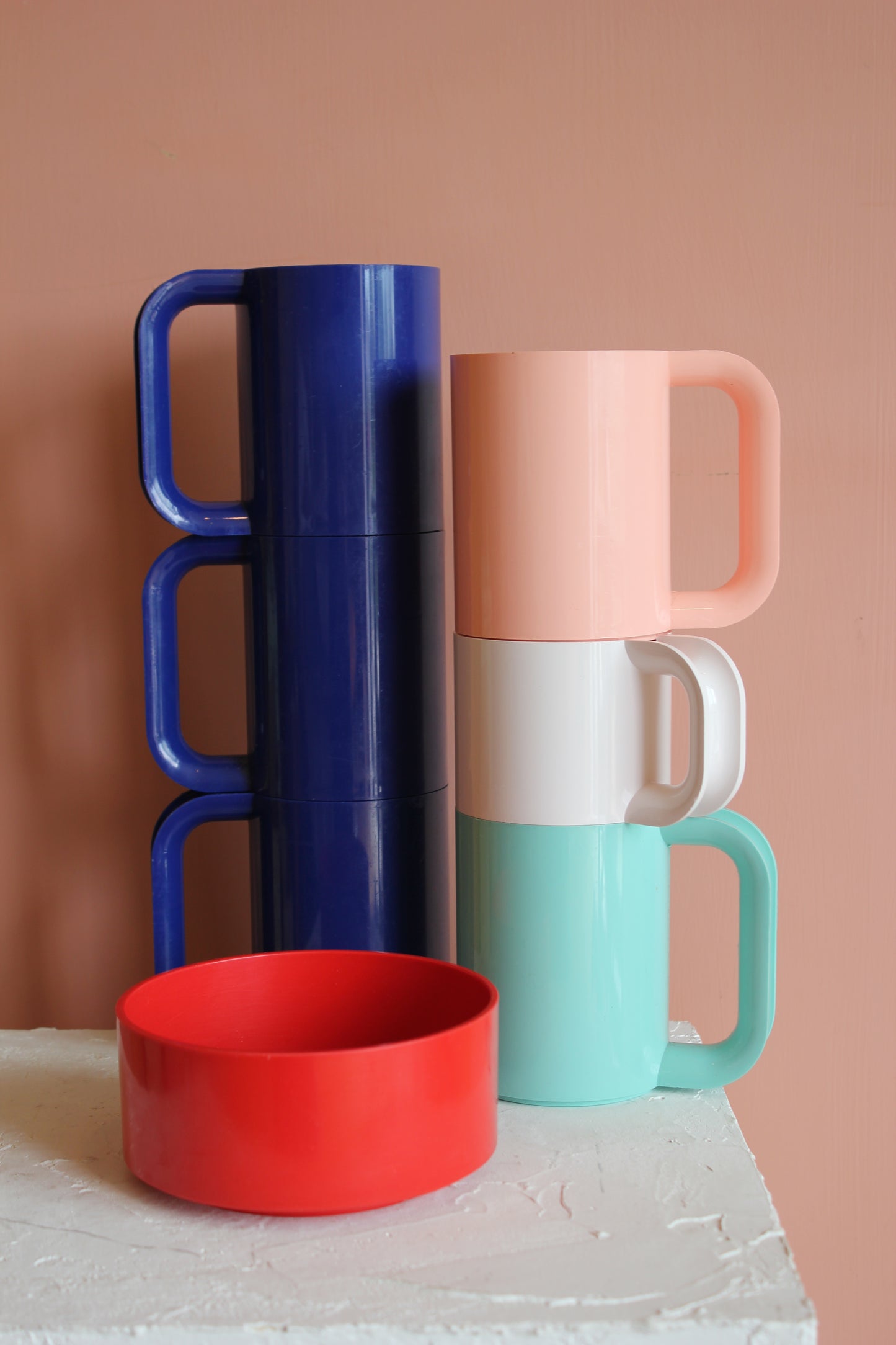 Vintage Hellers Mug Set + bonus bowl