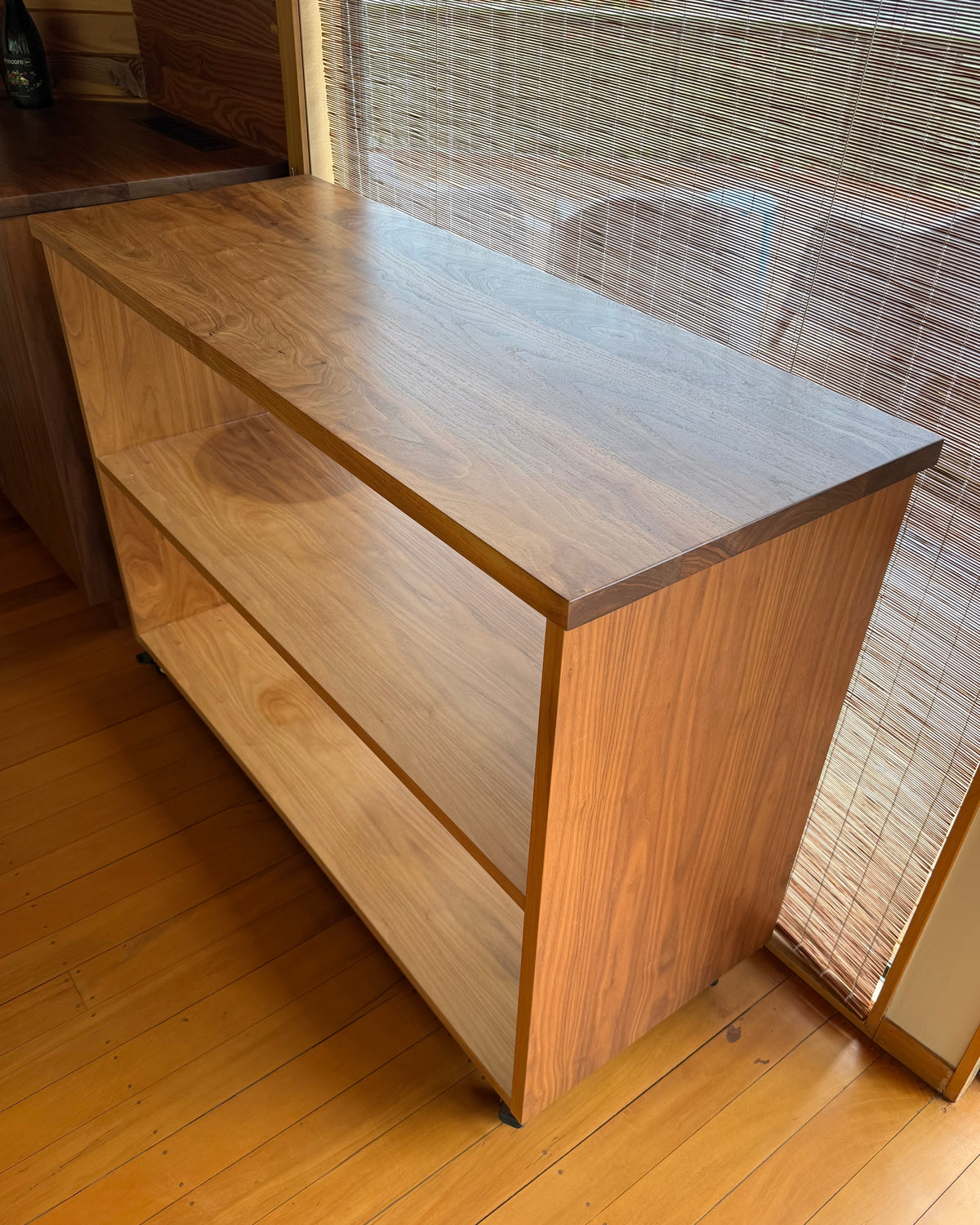 Maple Walnut Wood Buffet | Shelf