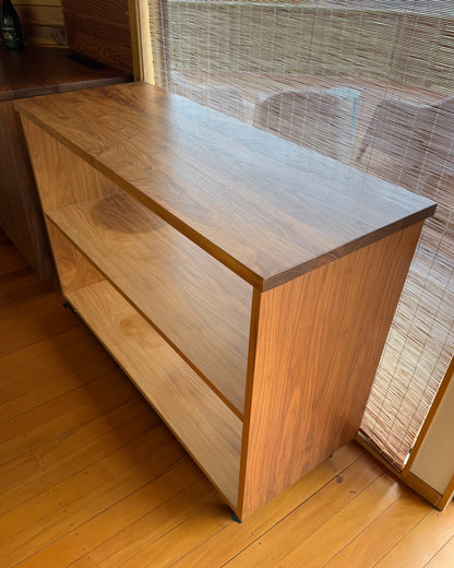 Maple Walnut Wood Buffet | Shelf