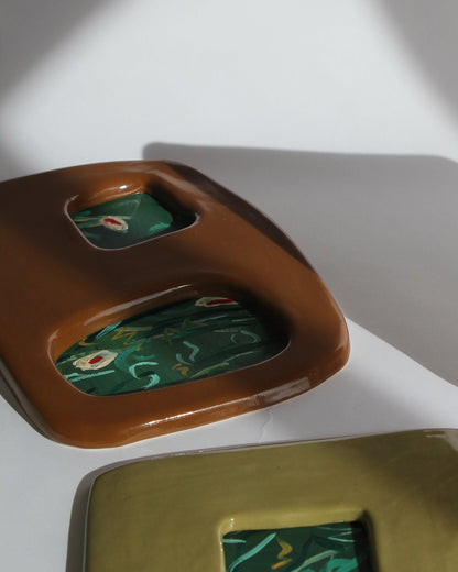 Handmade Ceramic Frame | Olive | Studio Unknown