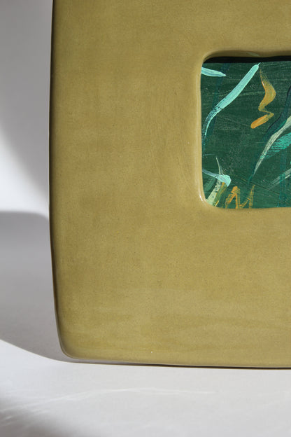 Handmade Ceramic Frame | Olive | Studio Unknown