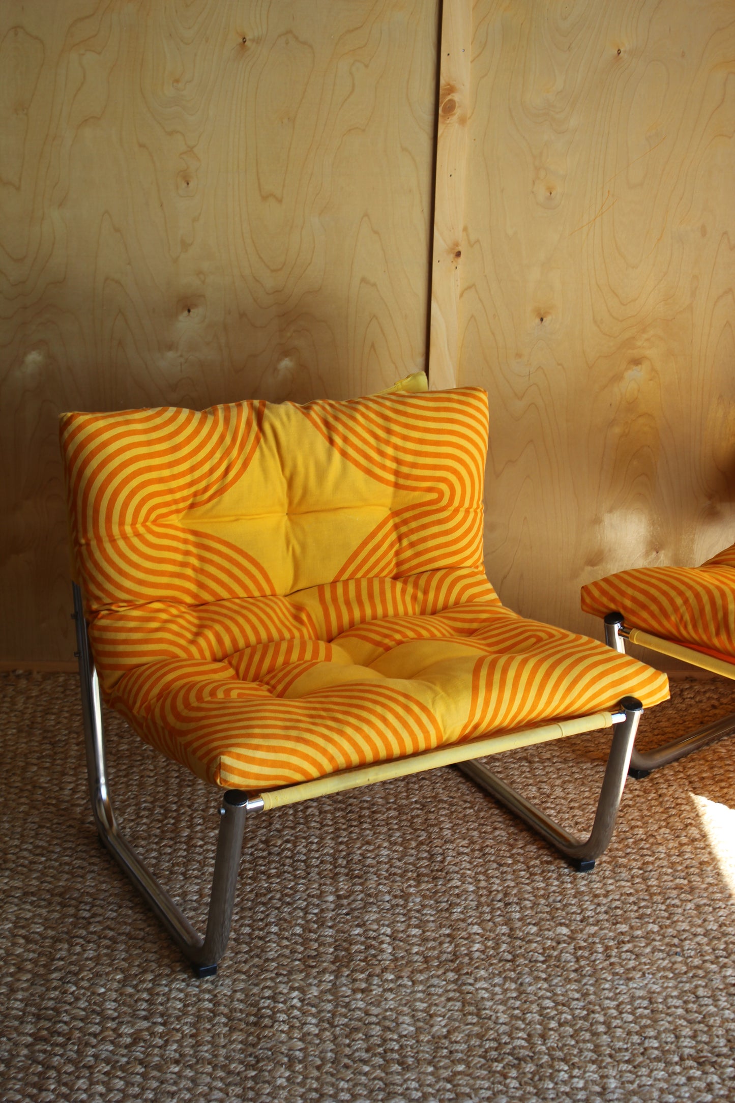 Pair of Swedish Lounge Chairs by Möbelmontage