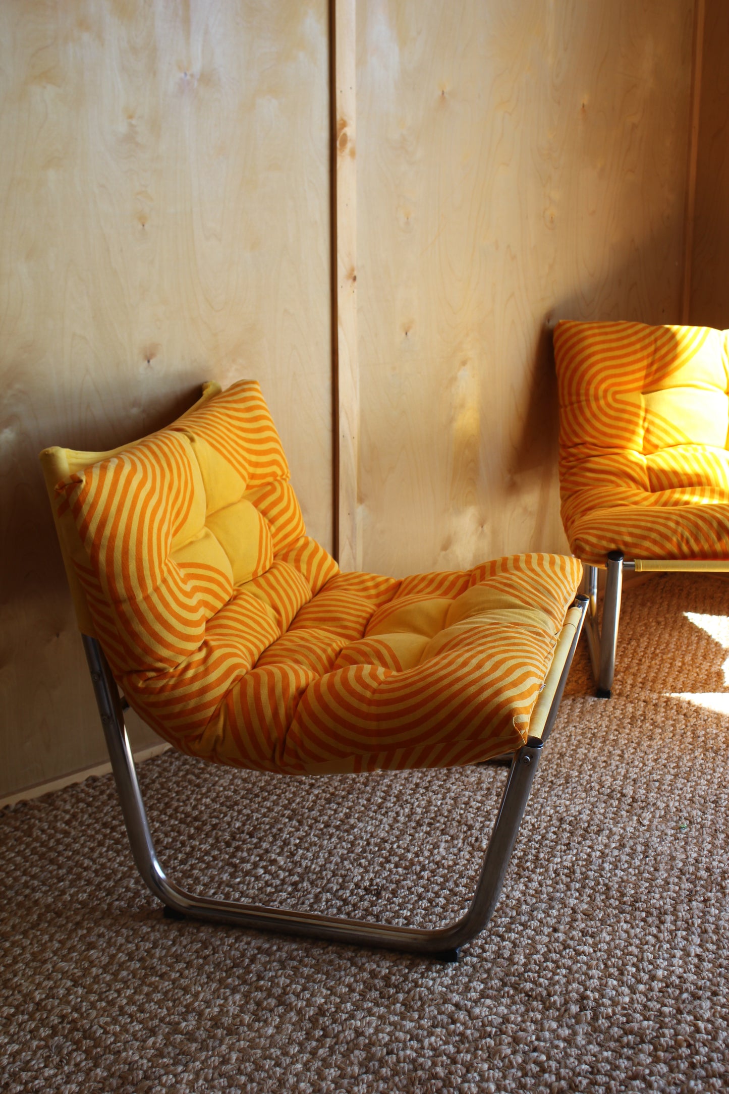 Pair of Swedish Lounge Chairs by Möbelmontage