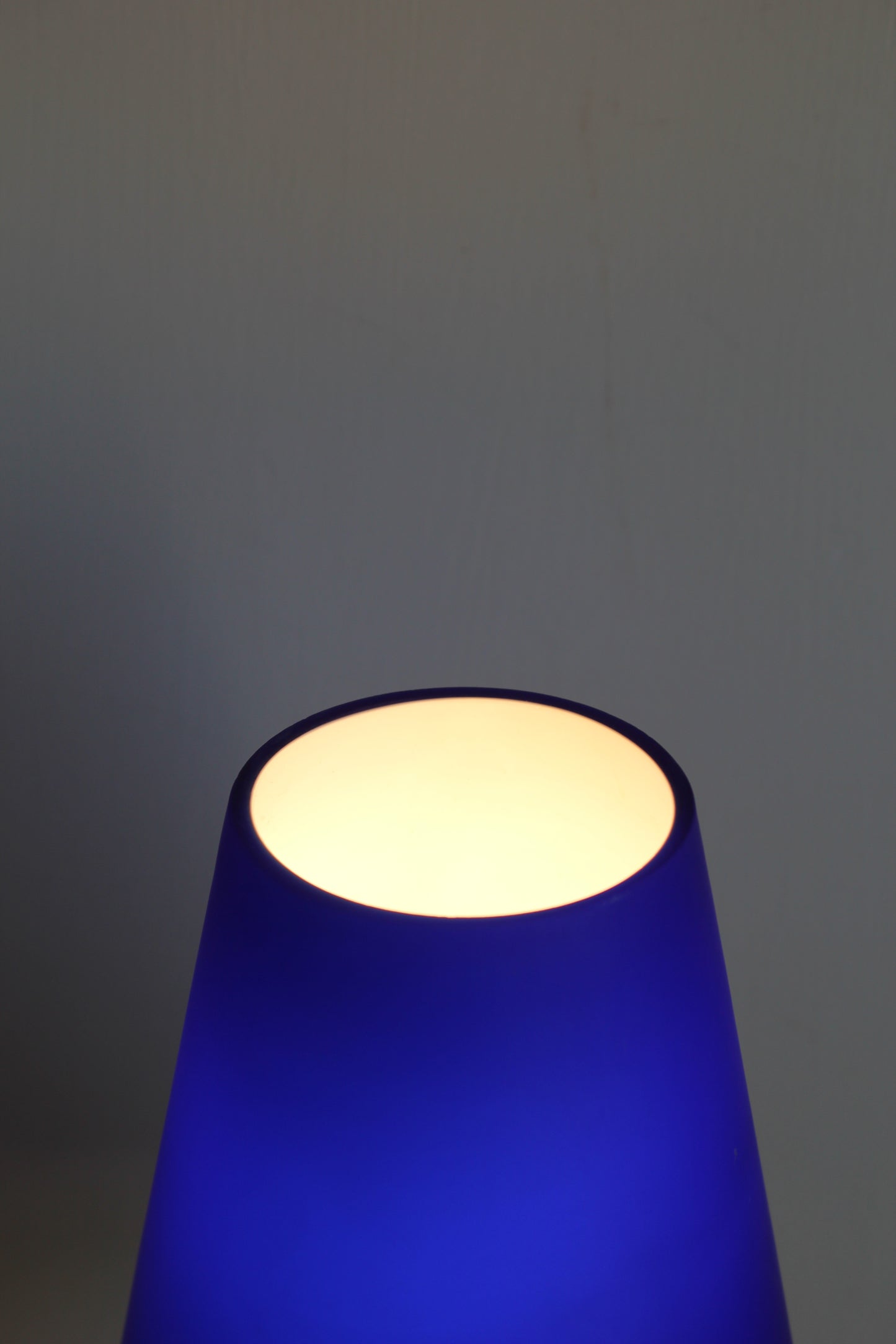 Pair of Postmodern Blue Table Lamps