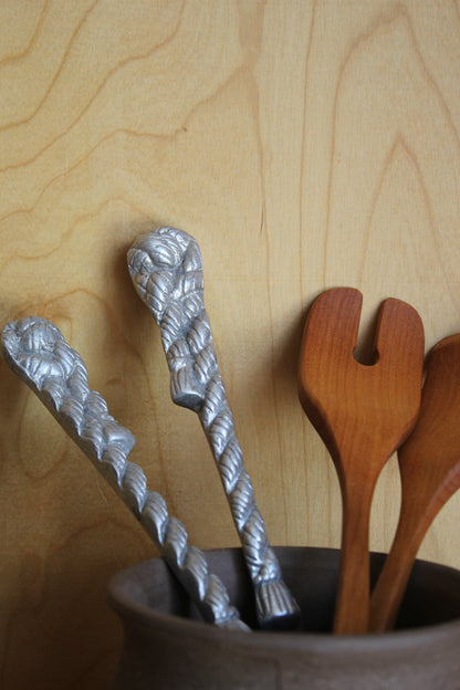 Vintage Rope-Style Serving Servers