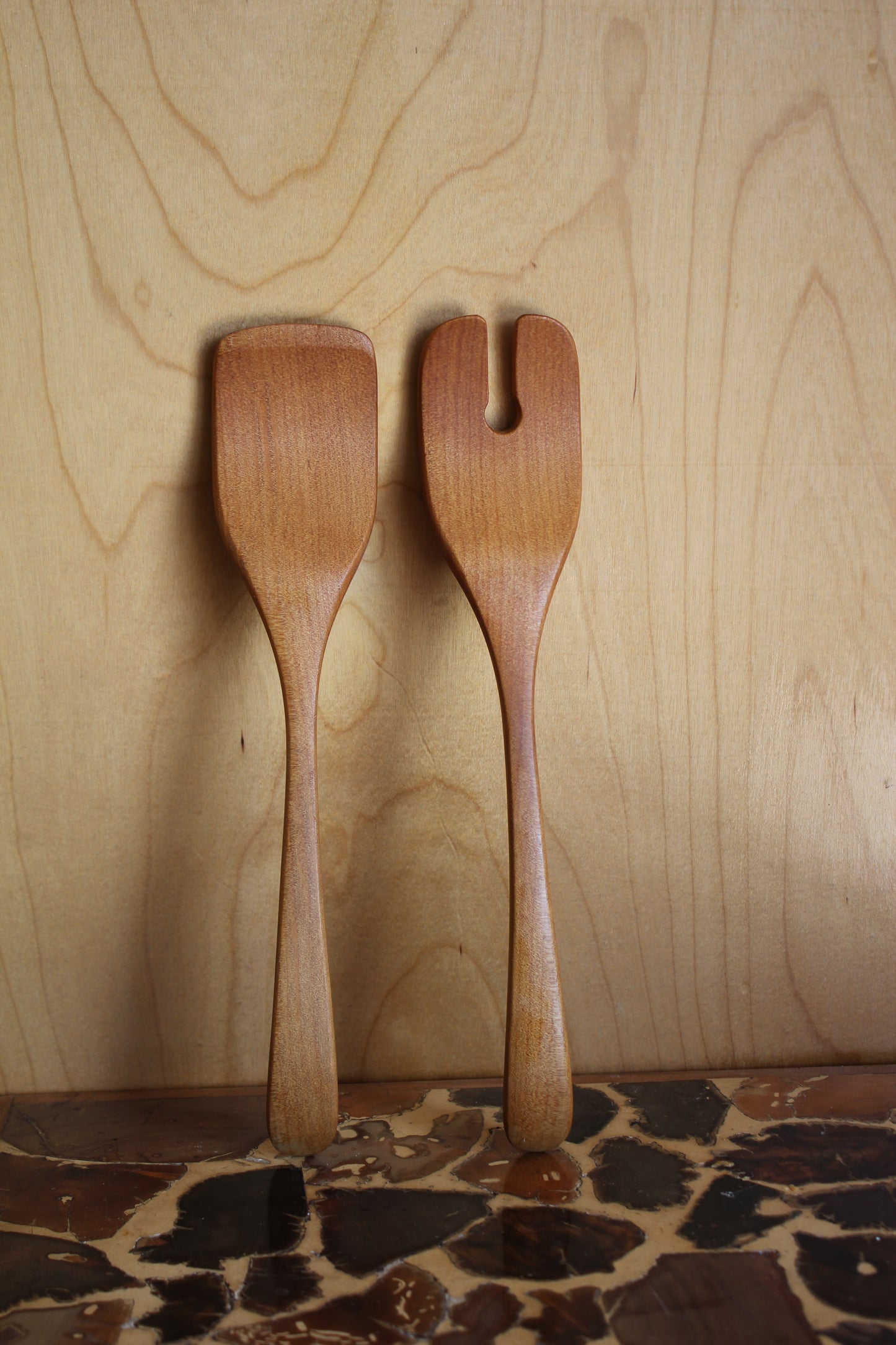 Rimu Salad Servers / Unused