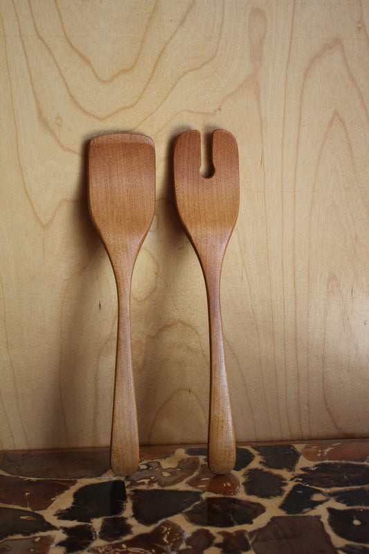 Rimu Salad Servers / Unused