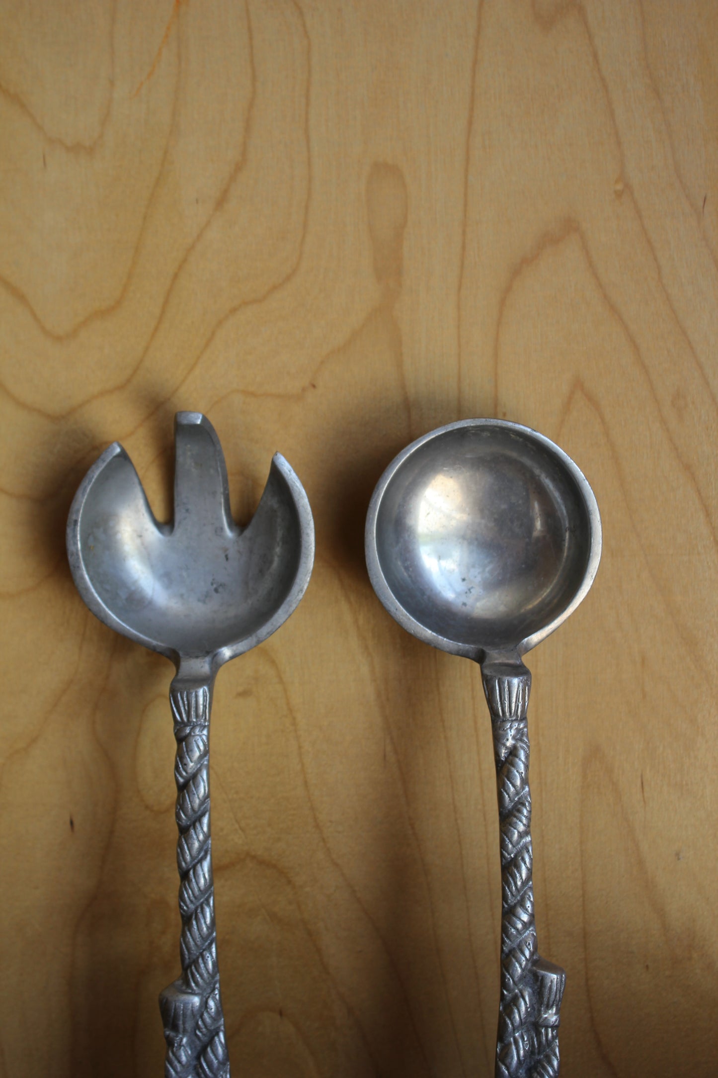 Vintage Rope-Style Serving Servers
