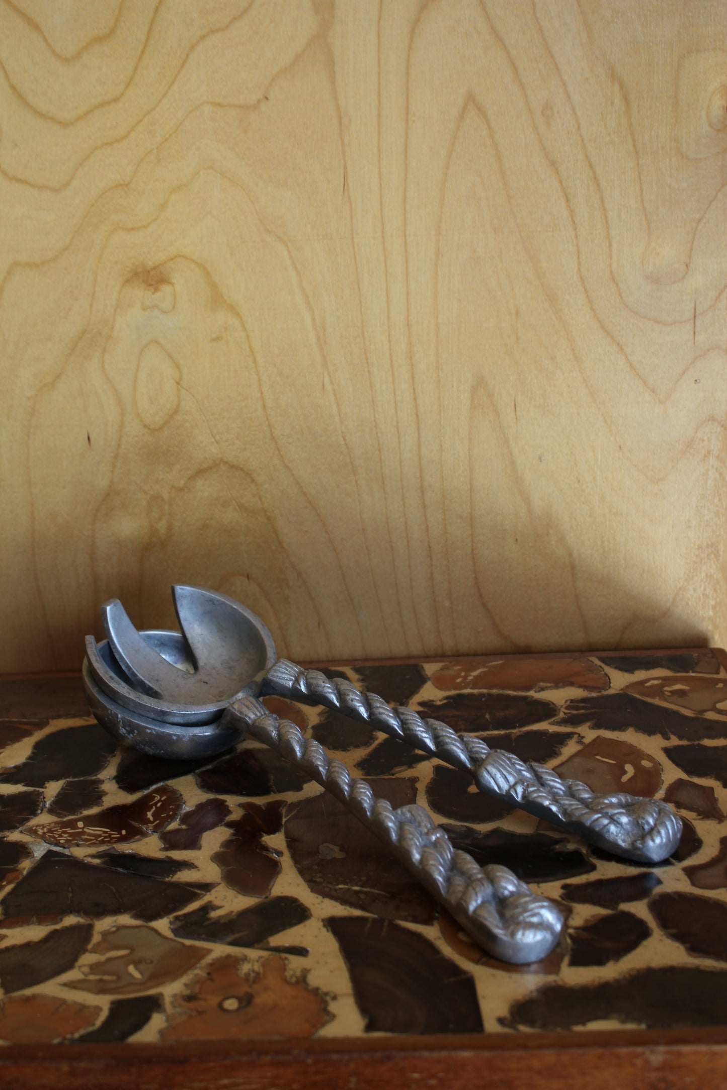 Vintage Rope-Style Serving Servers