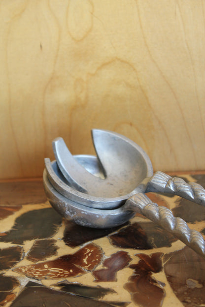 Vintage Rope-Style Serving Servers