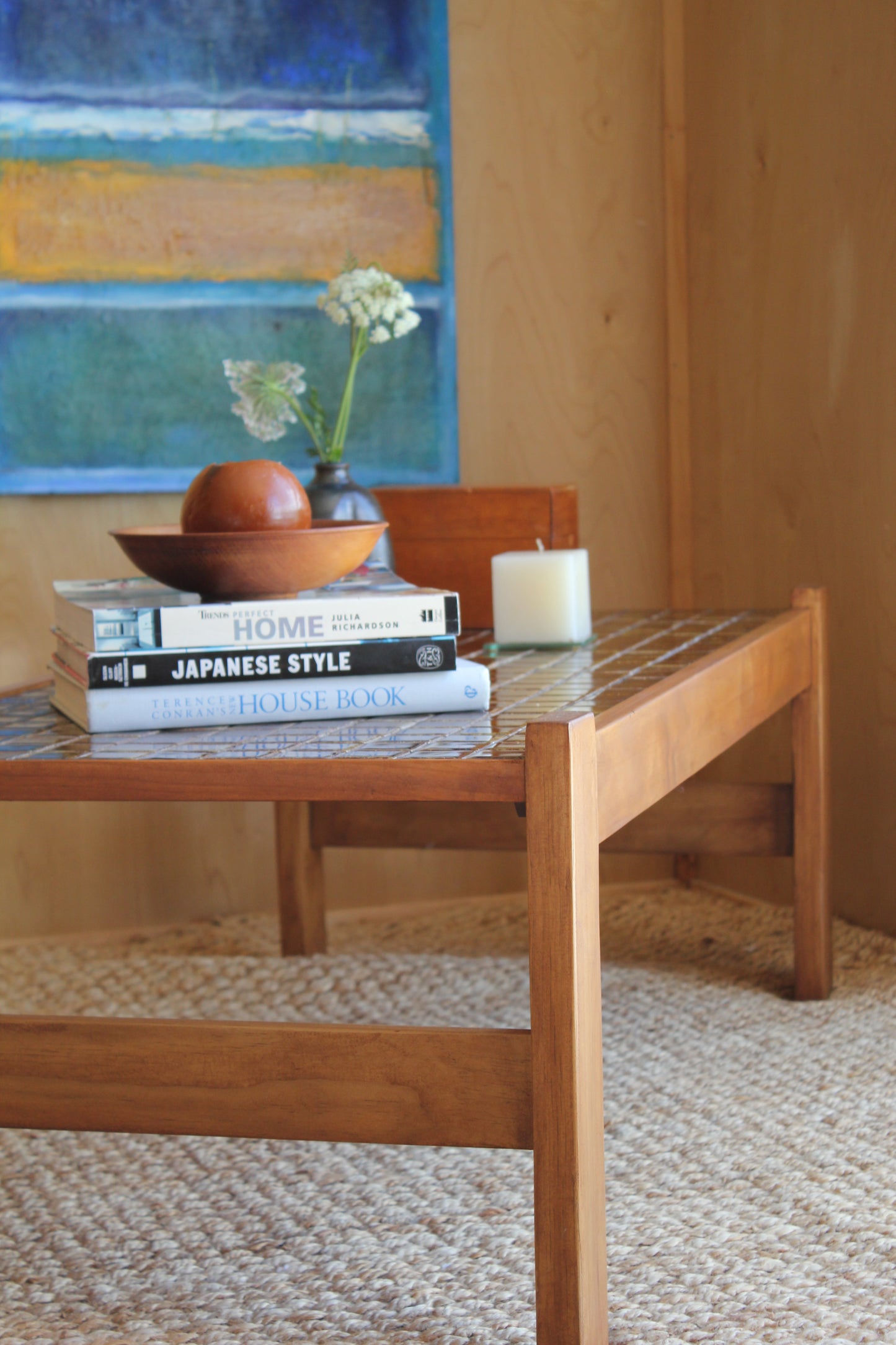 Midcentury Tiled Coffee Table