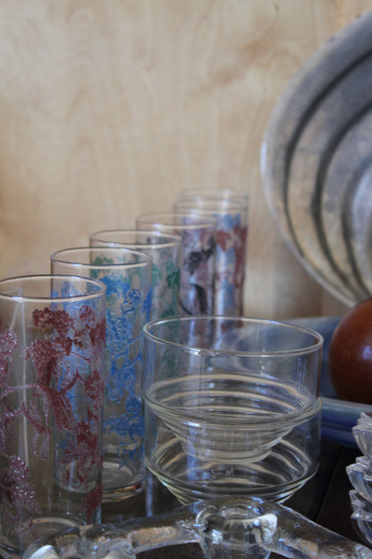 Ribbed Glass Bowls / Pair