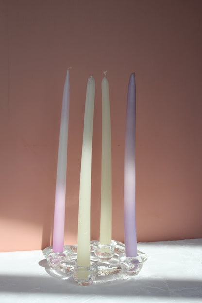 Pukeberg Ice Glass Candle Holder