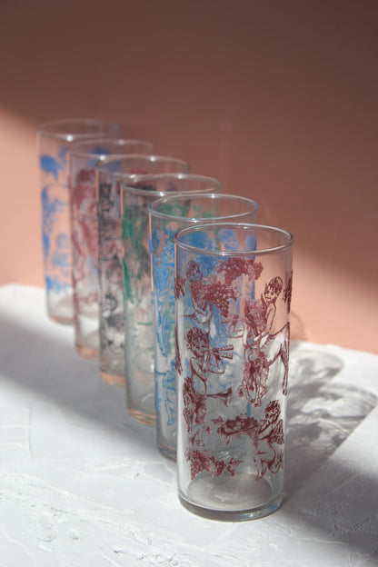 Arcadian Motif Glasses / Set of 6