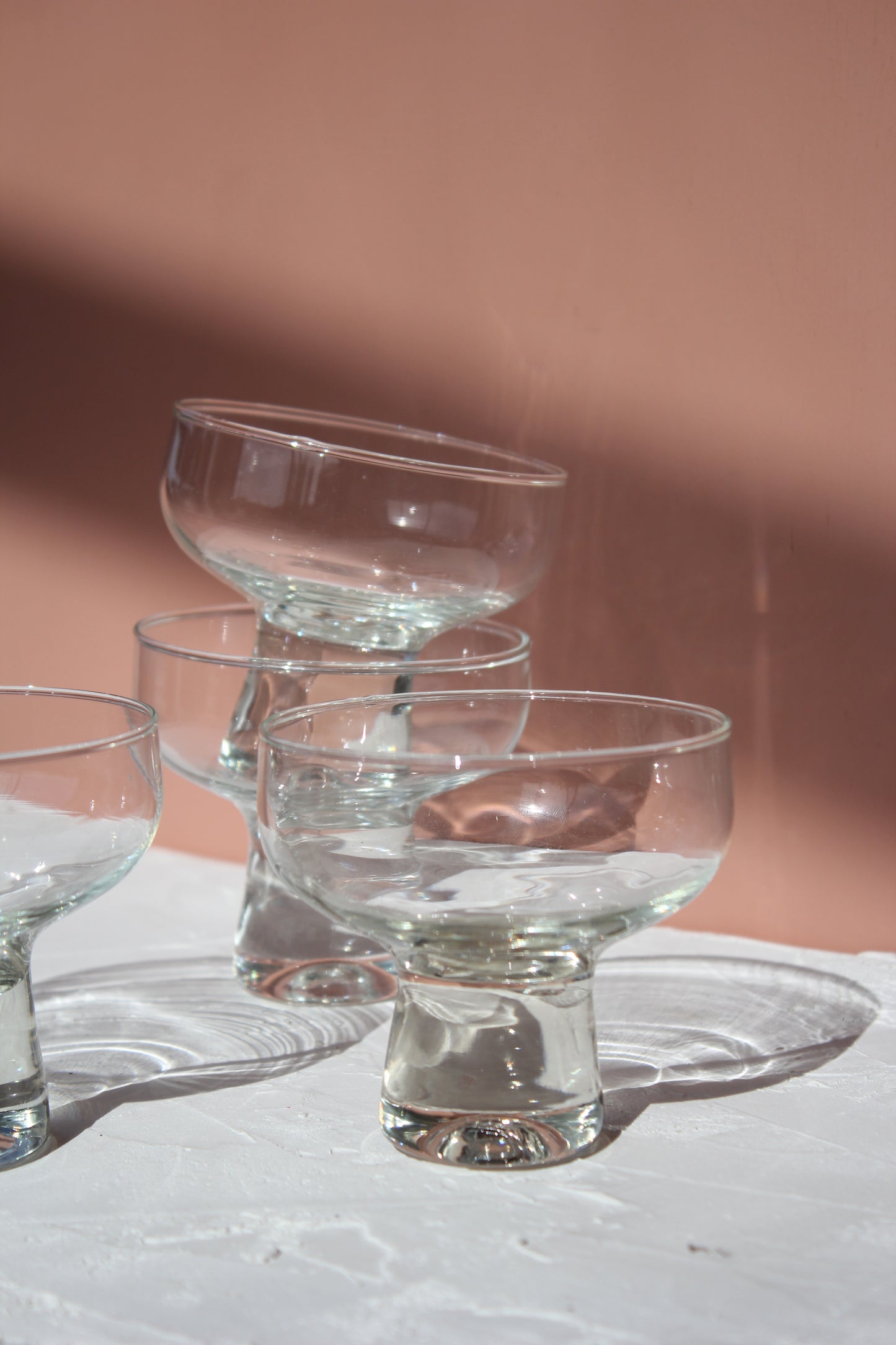 Glass Coupes / Set of 4