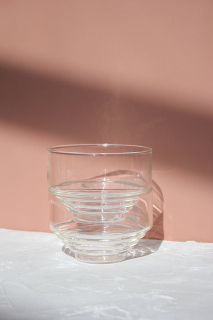 Ribbed Glass Bowls / Pair