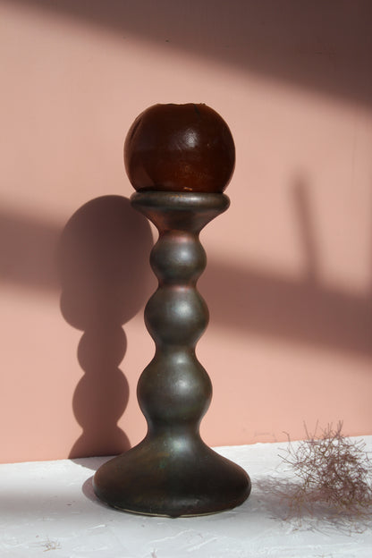 Bulbous Candle Holder / Vase