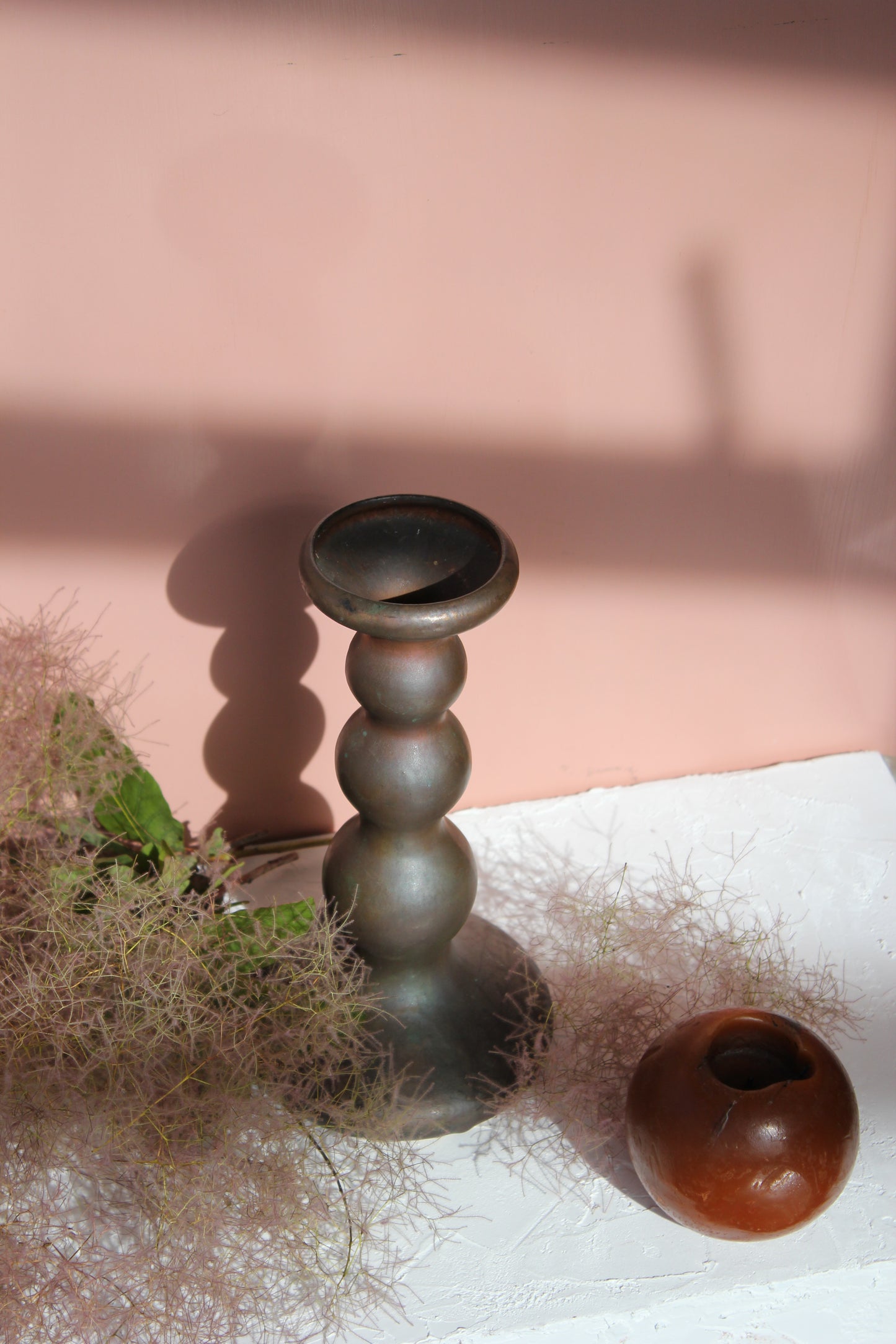 Bulbous Candle Holder / Vase