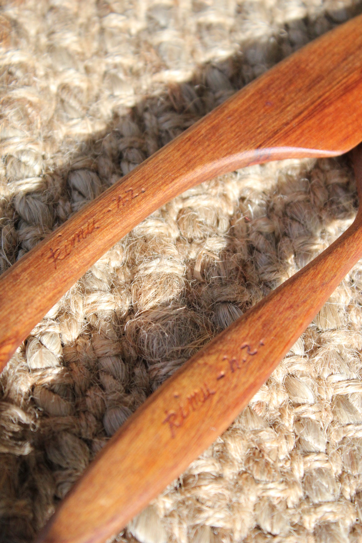 NZ Rimu Spoon & Knife Set