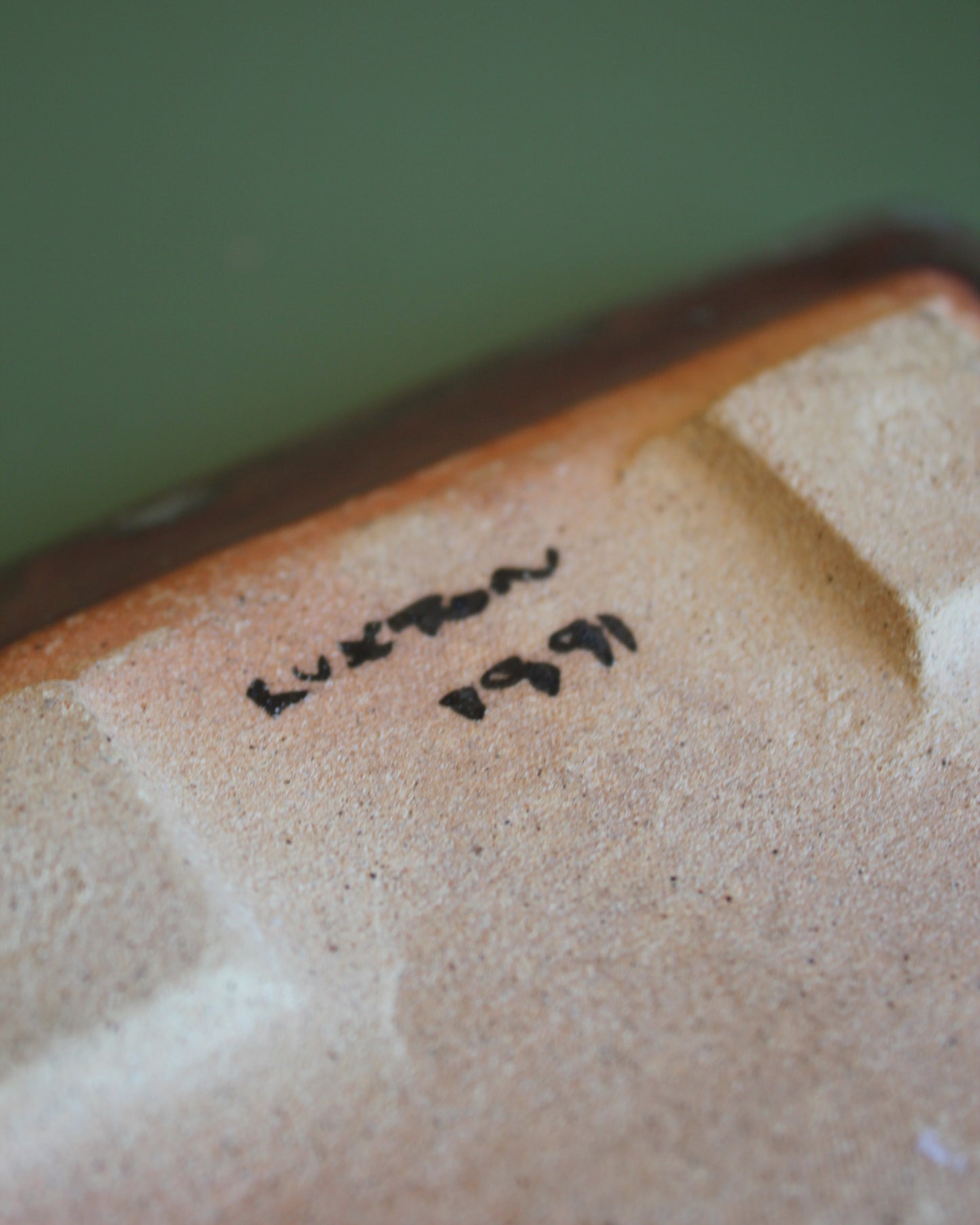 Handmade Ceramic Studio Dish, 1991