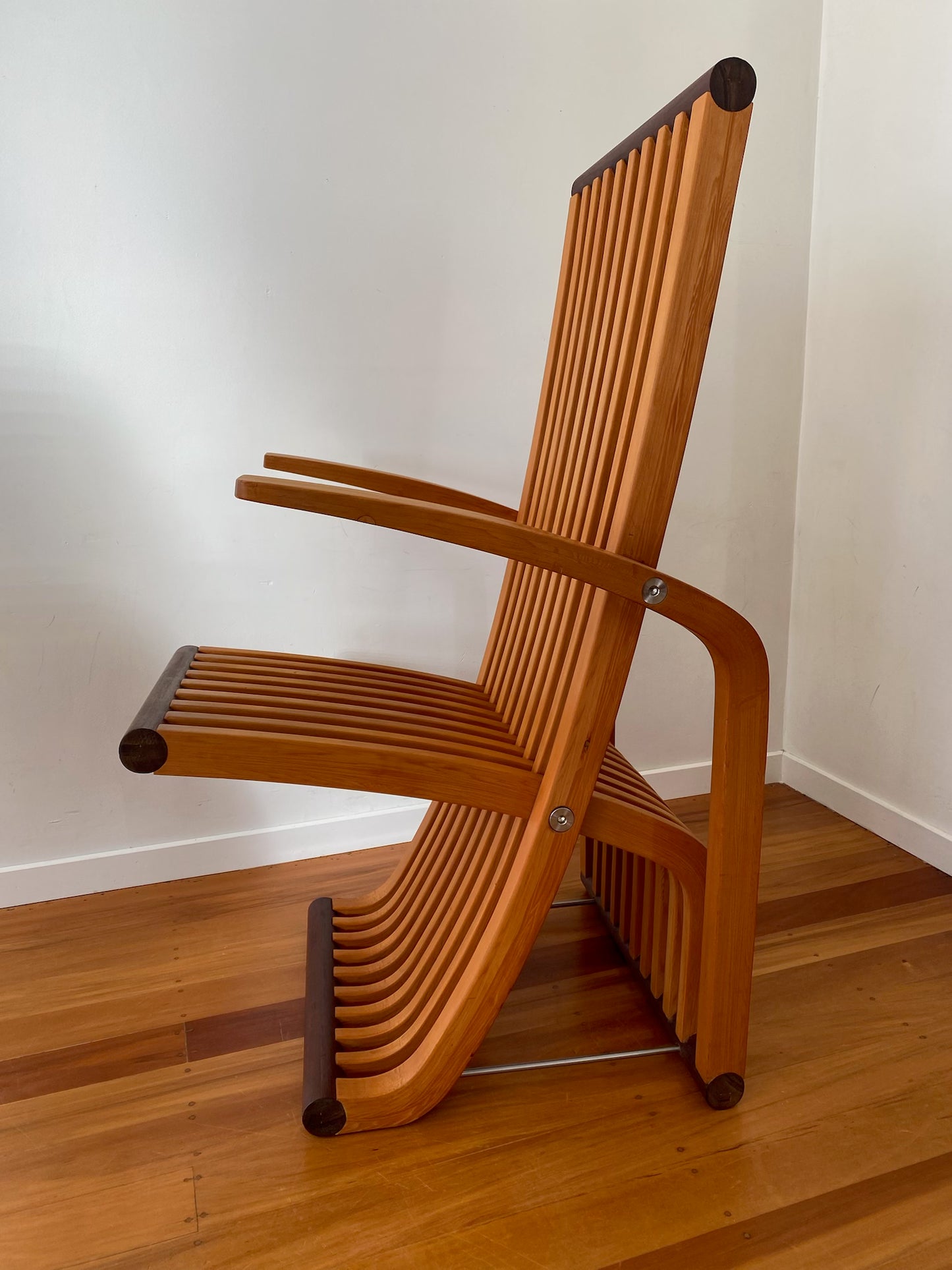 Bespoke NZ Kauri & Kwilla Bent Laminate Chair