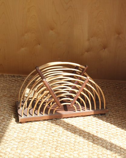 Art Deco Cane Magazine Holder