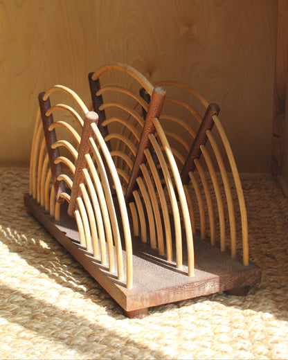 Art Deco Cane Magazine Holder