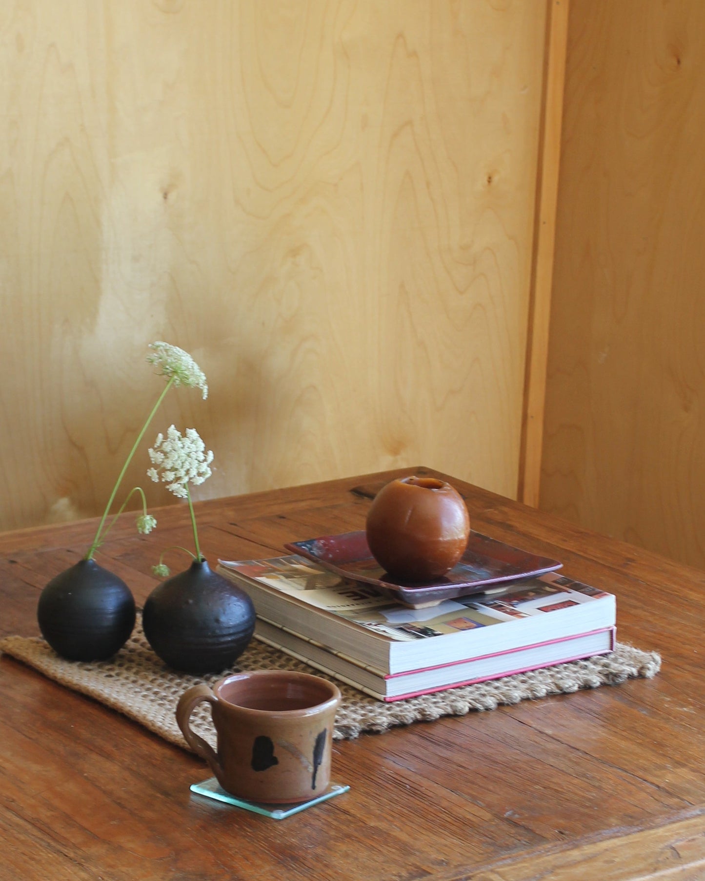 Handmade Ceramic Studio Dish, 1991