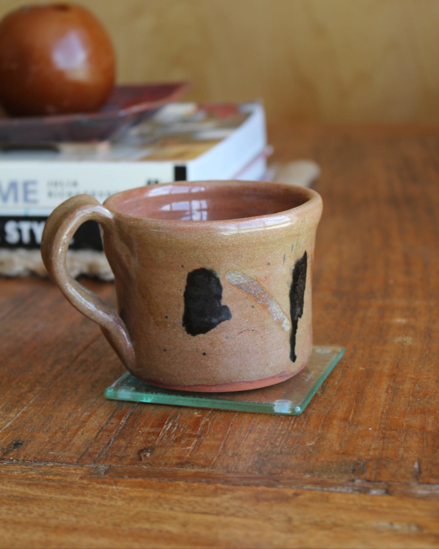 Studio pottery ceramic cup