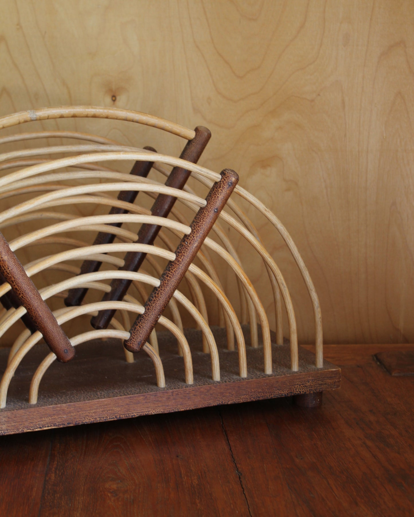 Art Deco Cane Magazine Holder