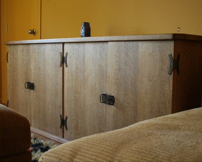 Solid Oak Sideboard / Dobbin St Vintage, Brooklyn